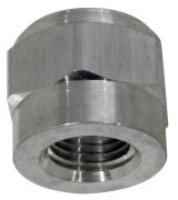 Moroso 1/4in NPT Female Weld-On Bung - Aluminum - Single thumbnail 3