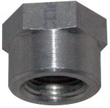 Moroso 1/2in NPT Female Weld-On Bung - Aluminum - Single thumbnail 2