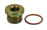 Moroso Low Warning Sensor Plug w/Copper Washer - M20 x 1.5 Thread - Steel - Single thumbnail 1