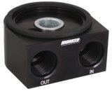 Moroso Universal Oil Filter Adapter - Sandwich - Oil Cooler - 20mm-1.5in Thread & 2-5/8in O-Ring thumbnail 2