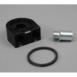 Moroso Universal Oil Filter Adapter - Sandwich - Oil Cooler - 22mm-1.5in Thread & 2-5/8in O-Ring thumbnail 1