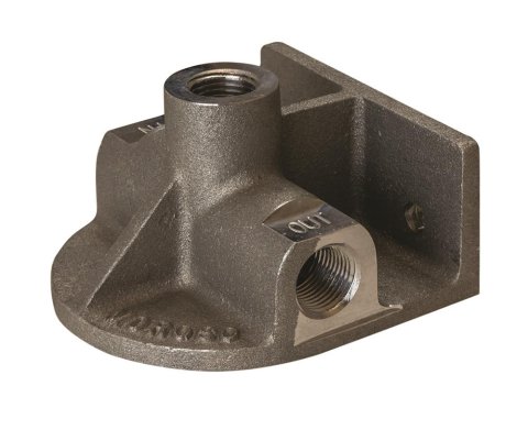 Moroso Chevrolet Big Block/Small Block Oil Filter Adapter - Remote Mount - Inlet Left/Outlet Right thumbnail 1