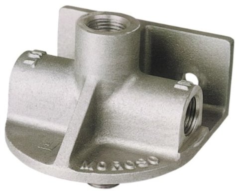 Moroso Chevrolet Big Block/Small Block Oil Filter Adapter - Remote Mount - Inlet Left/Outlet Right thumbnail 2