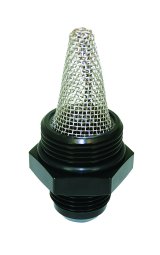 Moroso Oil Filter Fitting -12An to -16An w/External Screen - Single thumbnail 3