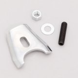 Moroso Chevrolet V8/90 Degree V6 Distributor Hold Down Clamp - Clear Zinc Steel thumbnail 1