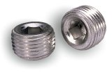 Moroso Pipe Plugs - 1/2in NPT Thread - 3/8in Hex Socket Drive - Aluminum - 2 Pack thumbnail 3
