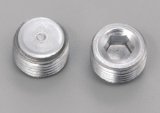 Moroso Pipe Plugs - 3/8in NPT Thread - 3/8in Hex Socket Drive - Aluminum - 2 Pack thumbnail 2