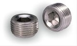 Moroso Pipe Plugs - 3/8in NPT Thread - 3/8in Hex Socket Drive - Aluminum - 2 Pack thumbnail 3