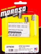 Moroso Chevrolet Small Block Offset Cylinder Head Dowels - .030in Offset - Steel - 4 Pack thumbnail 3