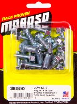 Moroso Chevrolet Small Block/Oldsmobile Self Locking Oil Pan Bolts - Set of 18 thumbnail 3