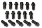 Moroso Header Bolts - 3/8in-16 - Steel - 16 Pack thumbnail 3