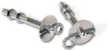 Moroso Hood Pin Set - 3/8in - Aluminum - 2 Pack thumbnail 1