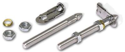 Moroso Quick Release Hood Pin Set - 3/8in Diameter - 2 Pack thumbnail 1