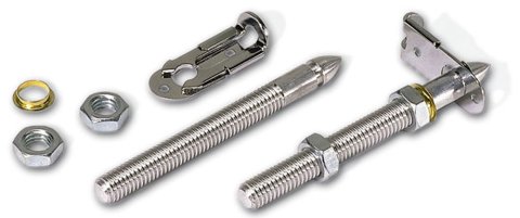 Moroso Quick Release Hood Pin Set - 3/8in Diameter - 2 Pack thumbnail 3
