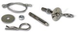 Moroso Oval Track Hood Pin Set - 3/8in Diameter - 3in Pin - Steel - 2 Pack thumbnail 2