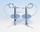 Moroso Chrome Hood Pin Set - 1/2in Diameter - 5in Pin - Steel - 2 Pack thumbnail 3