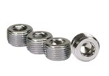 Moroso Chrome Plated Pipe Plugs - 3/8in NPT Thread - 4 Pack thumbnail 4