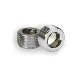 Moroso Chrome Plated Pipe Plugs - 3/4in NPT Thread - 2 Pack thumbnail 2
