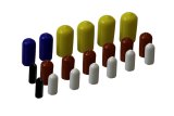 Moroso Vacuum Line Cap Kit - Multi-Colored Caps thumbnail 3