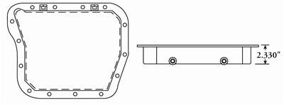 Moroso Chrysler Torqueflite Transmission Pan - 2.33in thumbnail 3