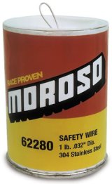 Moroso Safety Wire - Stainless Steel - 1lb Can thumbnail 1