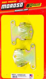 Moroso Chevrolet Big Block/Small Block Motor Mounts - 2.28125in x 2-3/8in x 3/16in - Steel - 2 Pack thumbnail 3