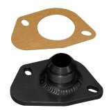 Moroso Ford Small Block Bolt-On Water Outlet Filler Neck -16An Fitting - Aluminum thumbnail 3