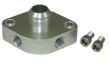 Moroso Chevrolet Big Block/Small Block Water Outlet Filler Neck -16An w/O-Ring & Two 3/8in NPT Ports thumbnail 1