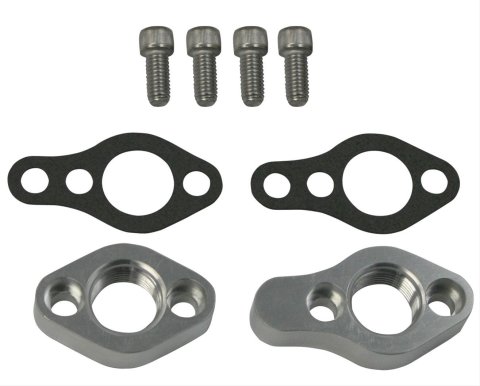 Moroso Chevrolet Small Block Remote Water Pump Adapter Kit (Requires Two -12An Male Fittings) thumbnail 2