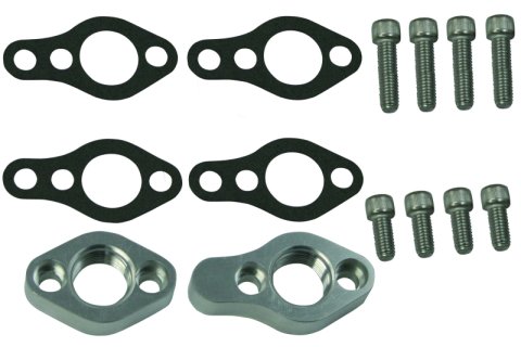 Moroso Chevrolet Small Block Remote Water Pump Adapter Kit (Requires Two -12An Male Fittings) thumbnail 3