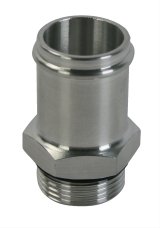 Moroso Electric Water Pump Hose Adapter -16An to 1-1/4in Hose - Raw Aluminum thumbnail 2