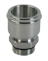 Moroso Electric Water Pump Hose Adapter -16An to 1-3/4in Hose - Raw Aluminum thumbnail 4