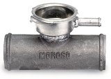 Moroso Radiator Hose Filler - 1-1/2in Hose to 1-1/2in Hose - Cast Aluminum thumbnail 1