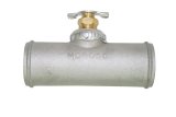 Moroso Radiator Hose Bleed/Drain - 3/8in Petcock - 1-1/2in to 1-1/2in Hose - Cast Aluminum thumbnail 1