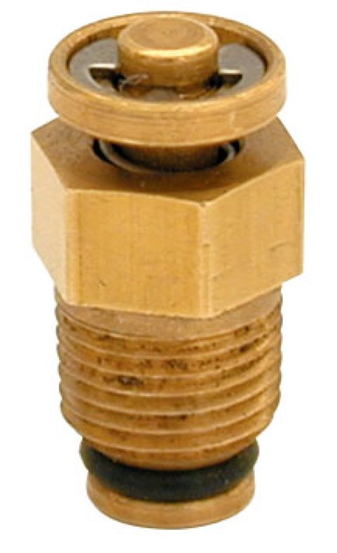 Moroso Air Bleed Valve - 1/8in NPT Thread - Brass thumbnail 2