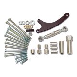 Moroso Ford Small Block Alternator Mounting Bracket w/Hardware - Billet Aluminum thumbnail 1