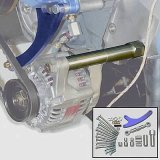 Moroso Ford Small Block Alternator Mounting Bracket w/Hardware - Billet Aluminum thumbnail 3