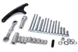 Moroso Ford Small Block Alternator Mounting Bracket w/Hardware - Billet Aluminum thumbnail 5