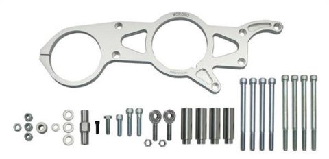 Moroso Chevrolet Small Block Alternator & Vacuum Pump Mount - Meziere Water Pump - 93mm Alternator