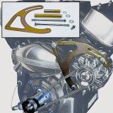 Moroso Chevrolet Big Block (w/Early Delco Alternator) Alternator Mount w/Hardware thumbnail 3