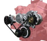 Moroso Chevrolet Big Block Alternator & Vacuum Pump Mount - Moroso Water Pump - 130mm Alternator thumbnail 2