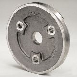 Moroso Chevrolet Small Block (w/Short Pump) Crankshaft Pulley - Single Groove - Cast Aluminum thumbnail 1