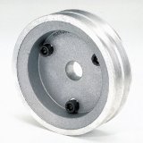 Moroso Chevrolet Small Block (w/Short Pump) Crankshaft Pulley - Double Groove - Cast Aluminum thumbnail 2