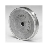Moroso Chevrolet Small Block (w/Short Pump) Crankshaft Pulley - Single Groove - Cast Aluminum thumbnail 1