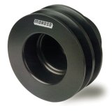 Moroso Chevrolet Small Block (w/Long Pump) Crankshaft Pulley - Double Groove - Billet Aluminum thumbnail 2