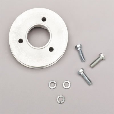 Moroso Chevrolet Big Block 396-454 (w/Short Pump) Crankshaft Pulley - Single Groove - Cast Aluminum