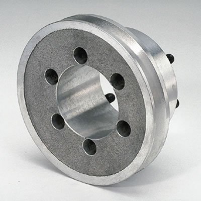 Moroso Chrysler 340-440 (Standard Dampener) Crankshaft Pulley - Single Groove - Cast Aluminum thumbnail 1