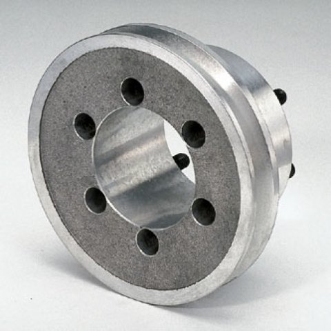 Moroso Chrysler 340-440 (Standard Dampener) Crankshaft Pulley - Single Groove - Cast Aluminum thumbnail 2