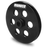 Moroso GM (Late Model) Power Steering Pulley - Single Groove - Billet Aluminum thumbnail 1