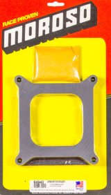 Moroso 4150/4160 Carburetor Spacer - 3.62in ID - Open Plenum - 1in - Plastic thumbnail 3